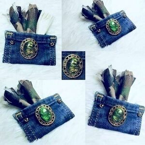 Tasty Raw Edge Camo-Outta-Pocket Brooch Pin